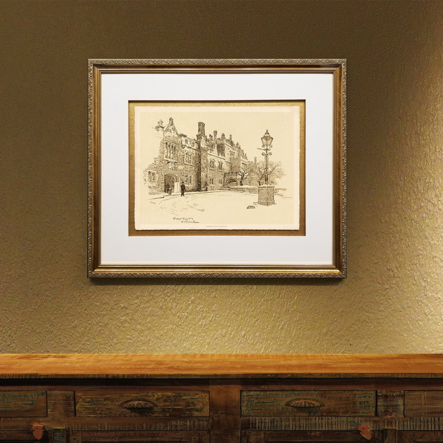 The Master's Court, Charterhouse Framed Fine Art Prints Gifts Antique Europe Wall Art