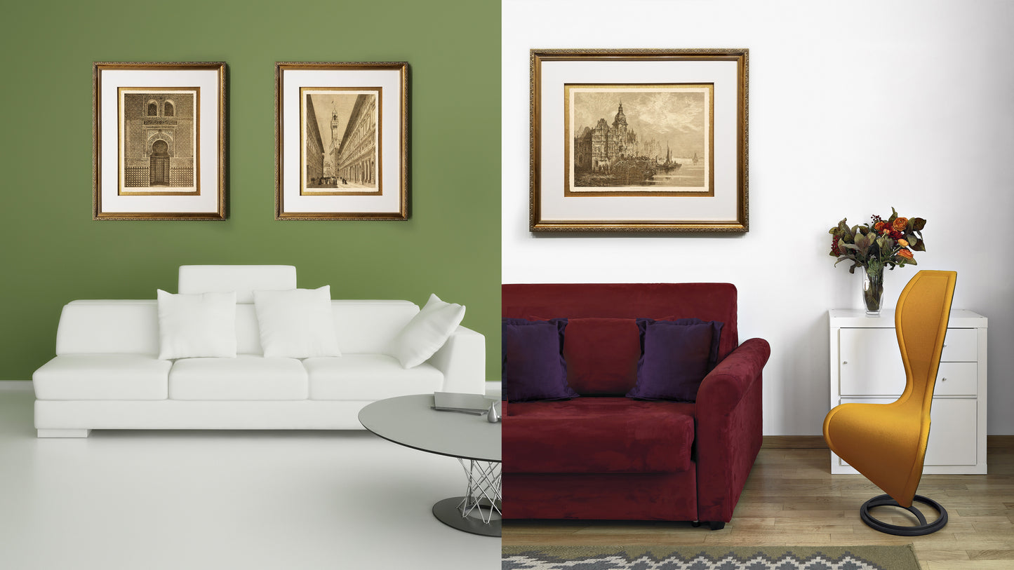 The Little Fish-Haven, Amsterdam Framed Fine Art Prints Gifts Antique Europe Wall Art