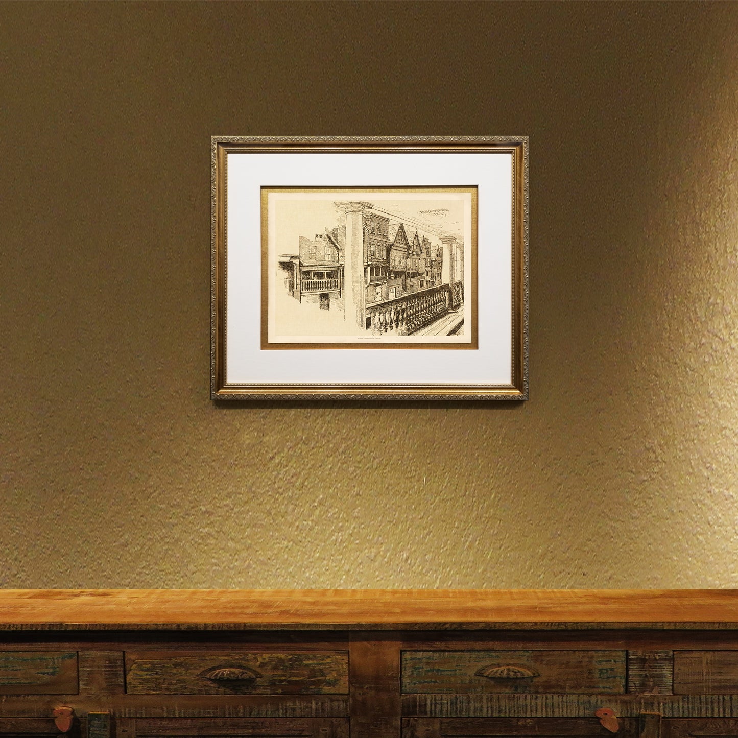 Bishop Llovd's House, Chester Framed Fine Art Prints Gifts Antique Europe Wall Art