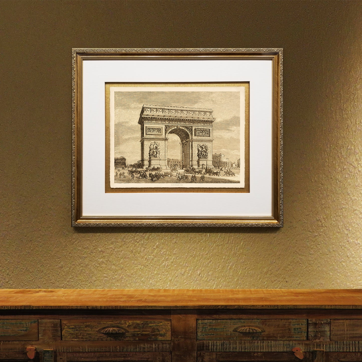 Arc De Triomphe, Paris Framed Fine Art Prints Gifts Antique Europe Wall Art