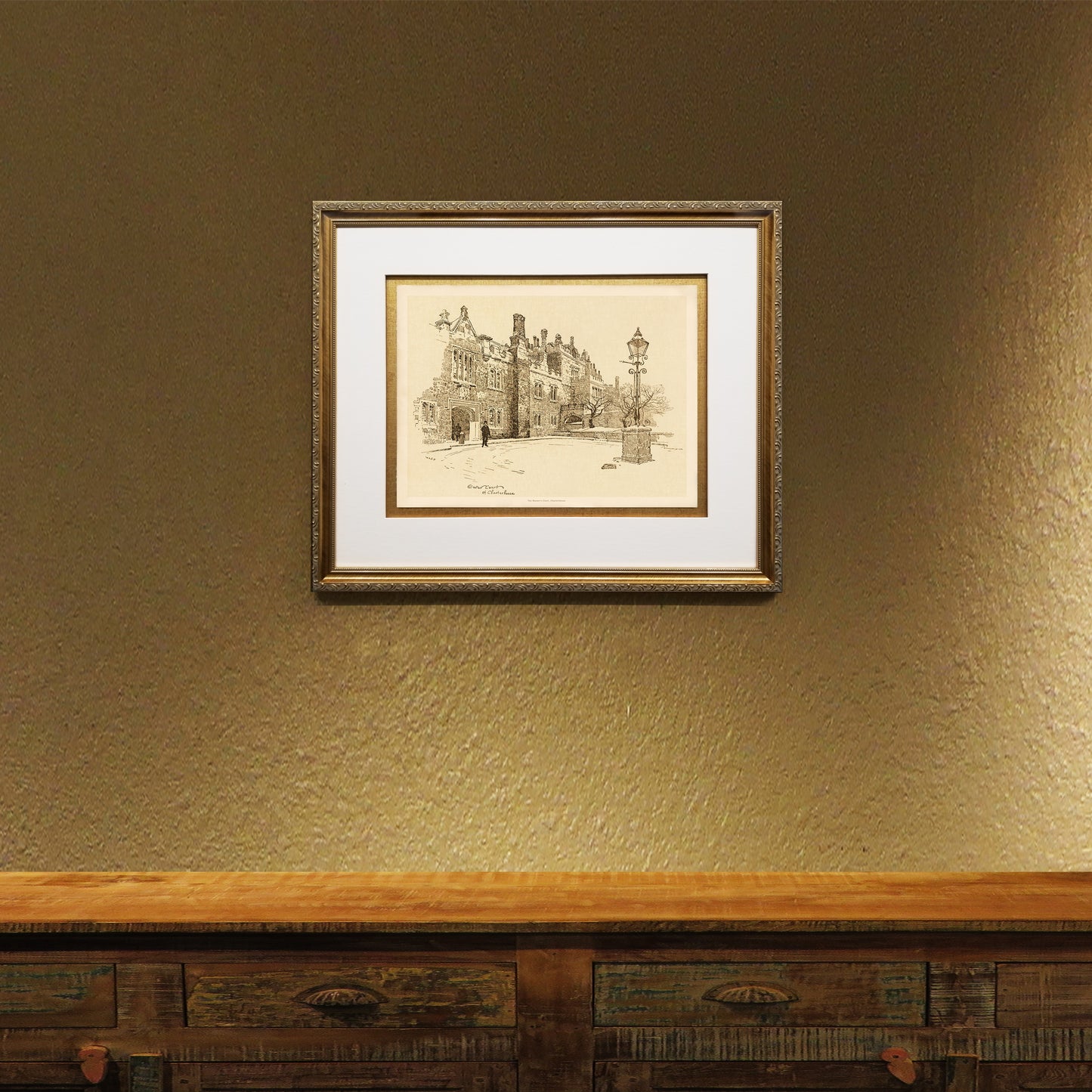 The Master's Court, Charterhouse Framed Fine Art Prints Gifts Antique Europe Wall Art