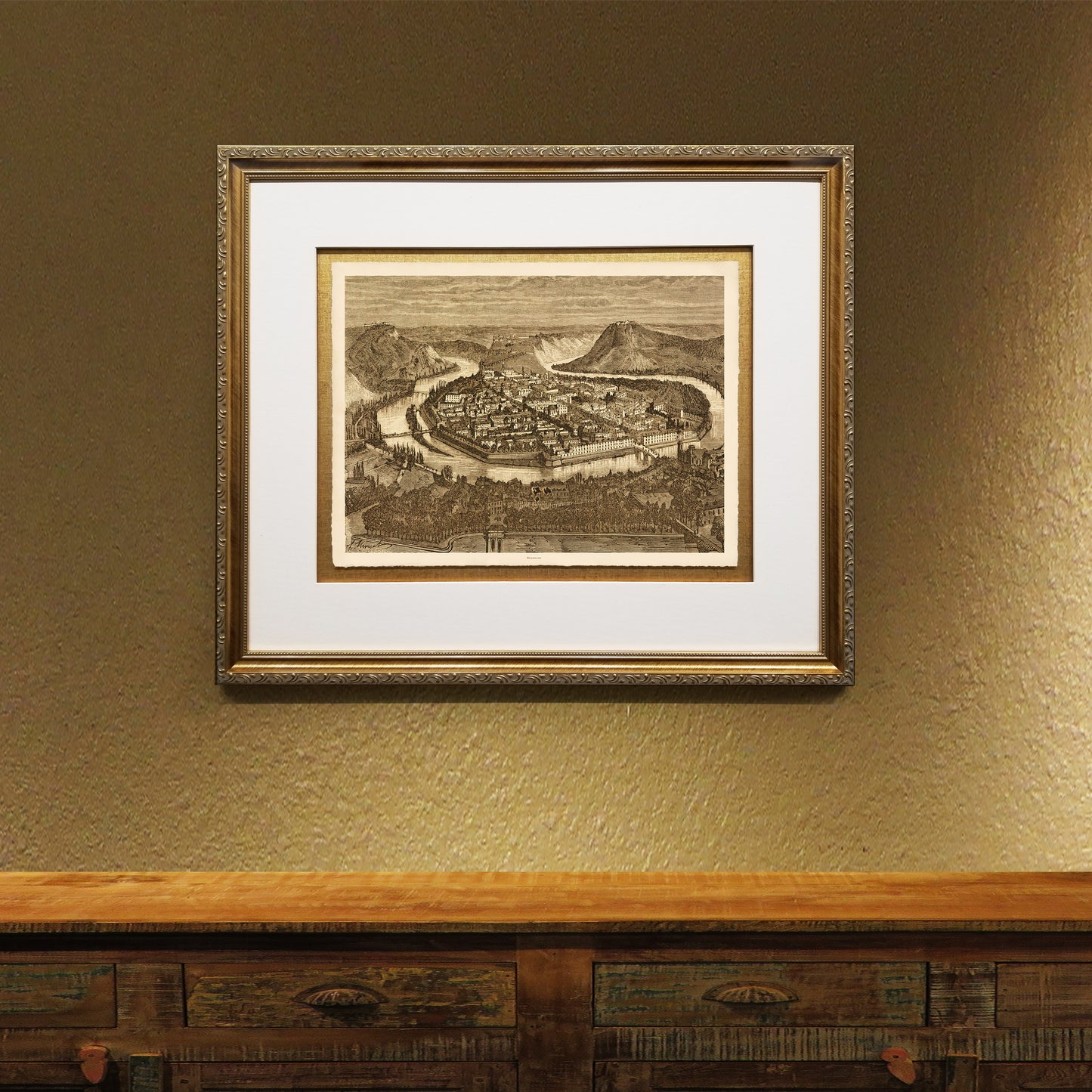 Besancon Framed Fine Art Prints Gifts Antique Europe Wall Art