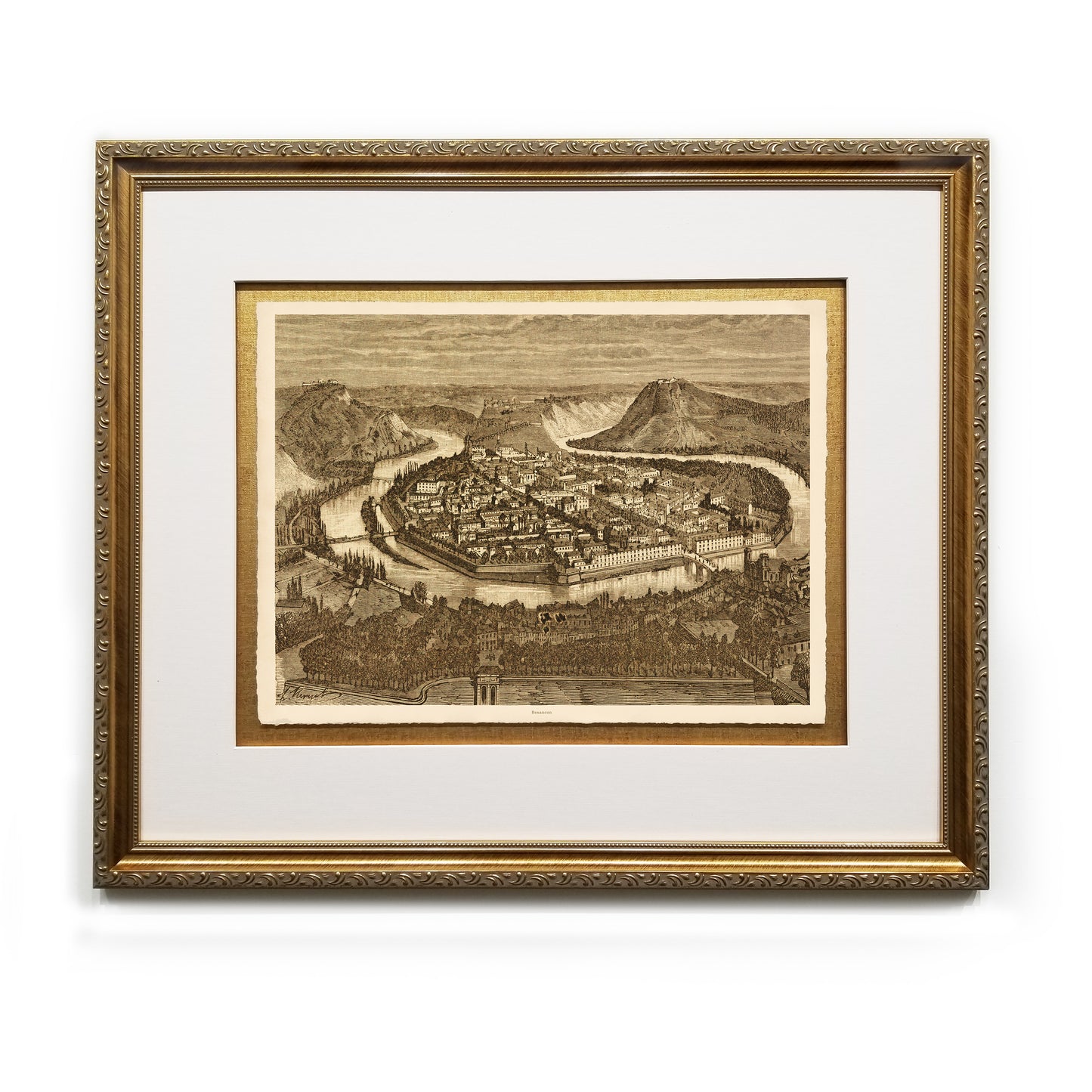 Besancon Framed Fine Art Prints Gifts Antique Europe Wall Art