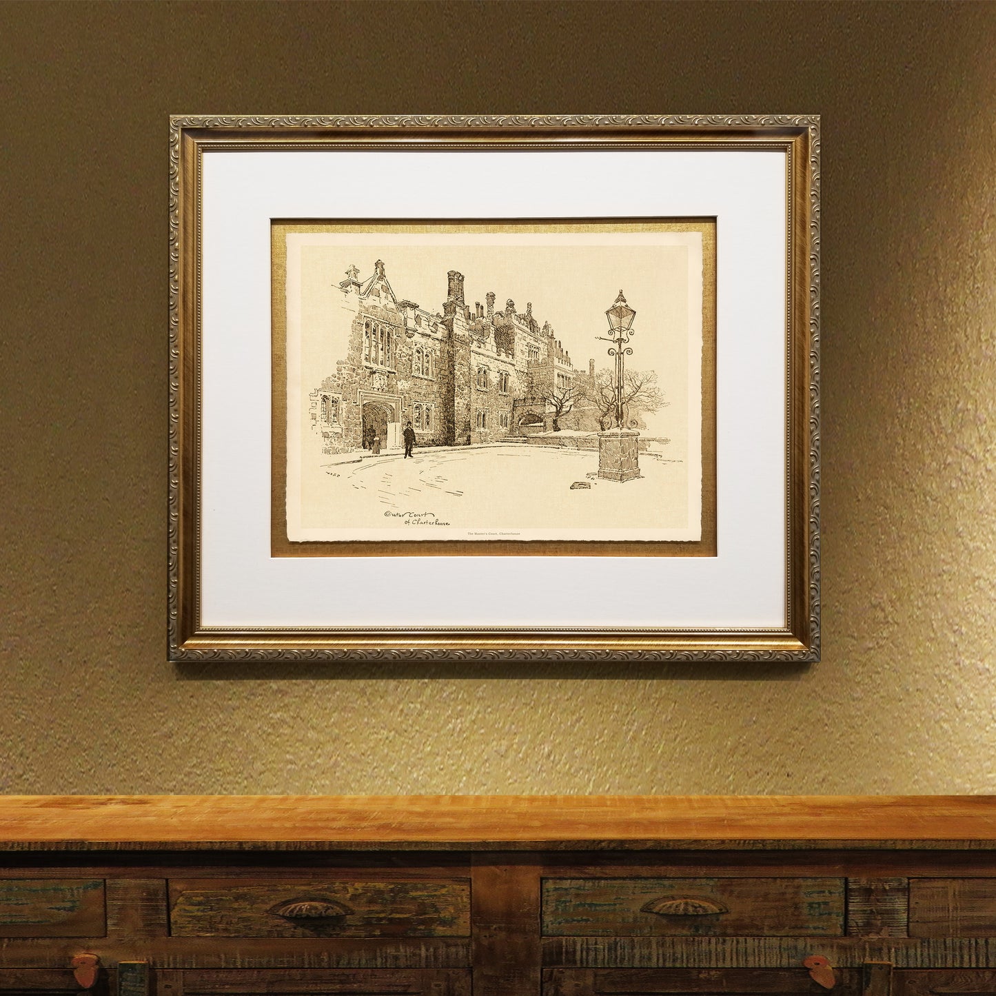 The Master's Court, Charterhouse Framed Fine Art Prints Gifts Antique Europe Wall Art