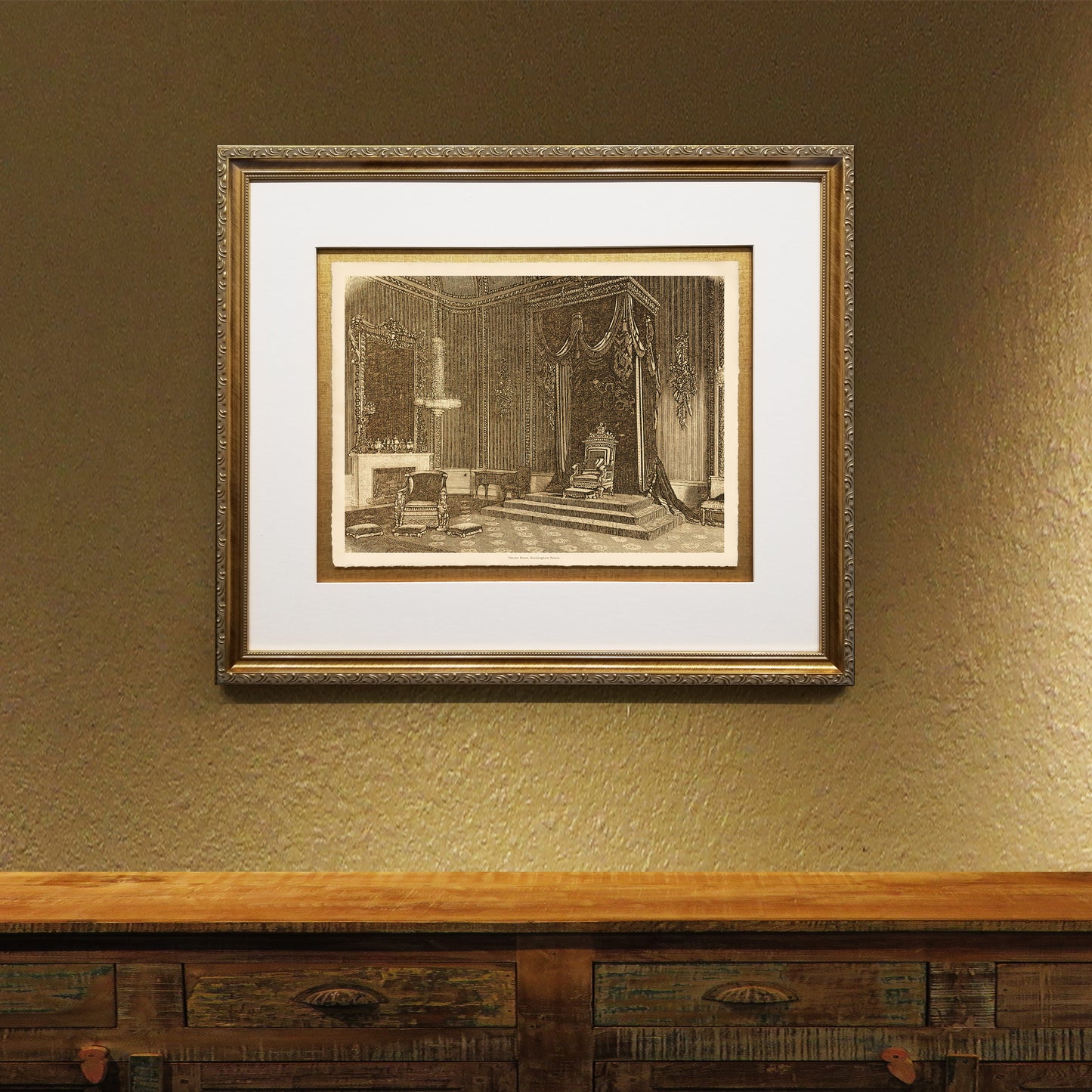 Throne Room, Buckingham Palace Framed Fine Art Prints Gifts Antique Europe Wall Art