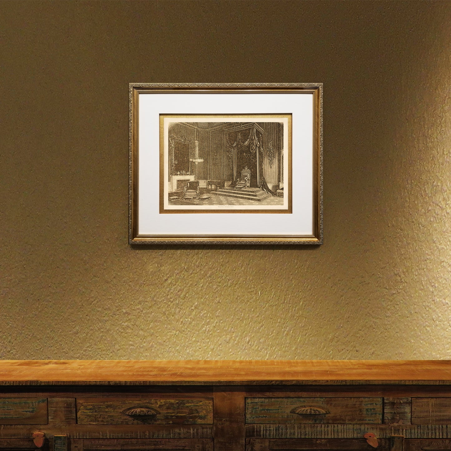 Throne Room, Buckingham Palace Framed Fine Art Prints Gifts Antique Europe Wall Art