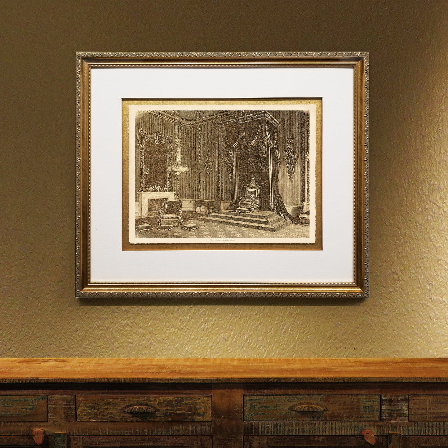 Throne Room, Buckingham Palace Framed Fine Art Prints Gifts Antique Europe Wall Art
