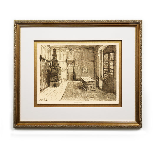 Luther's Room, Wittenberg Framed Fine Art Prints Gifts Antique Europe Wall Art