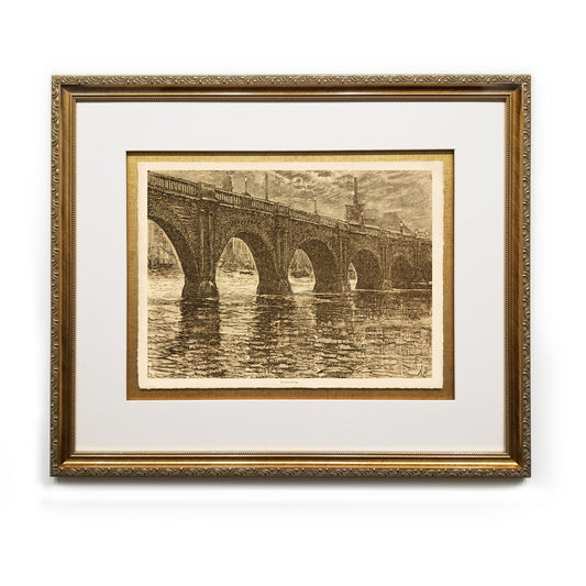 Waterloo Bridge Framed Fine Art Prints Gifts Antique Europe Wall Art