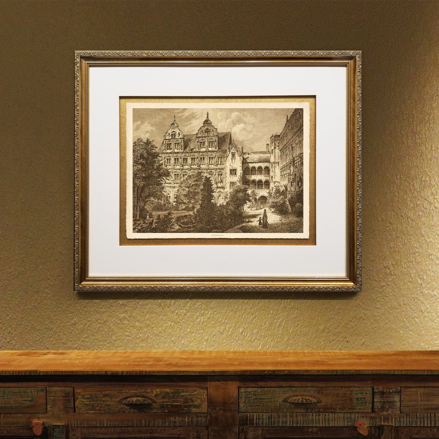 Heidelberg Castle Framed Fine Art Prints Gifts Antique Europe Wall Art