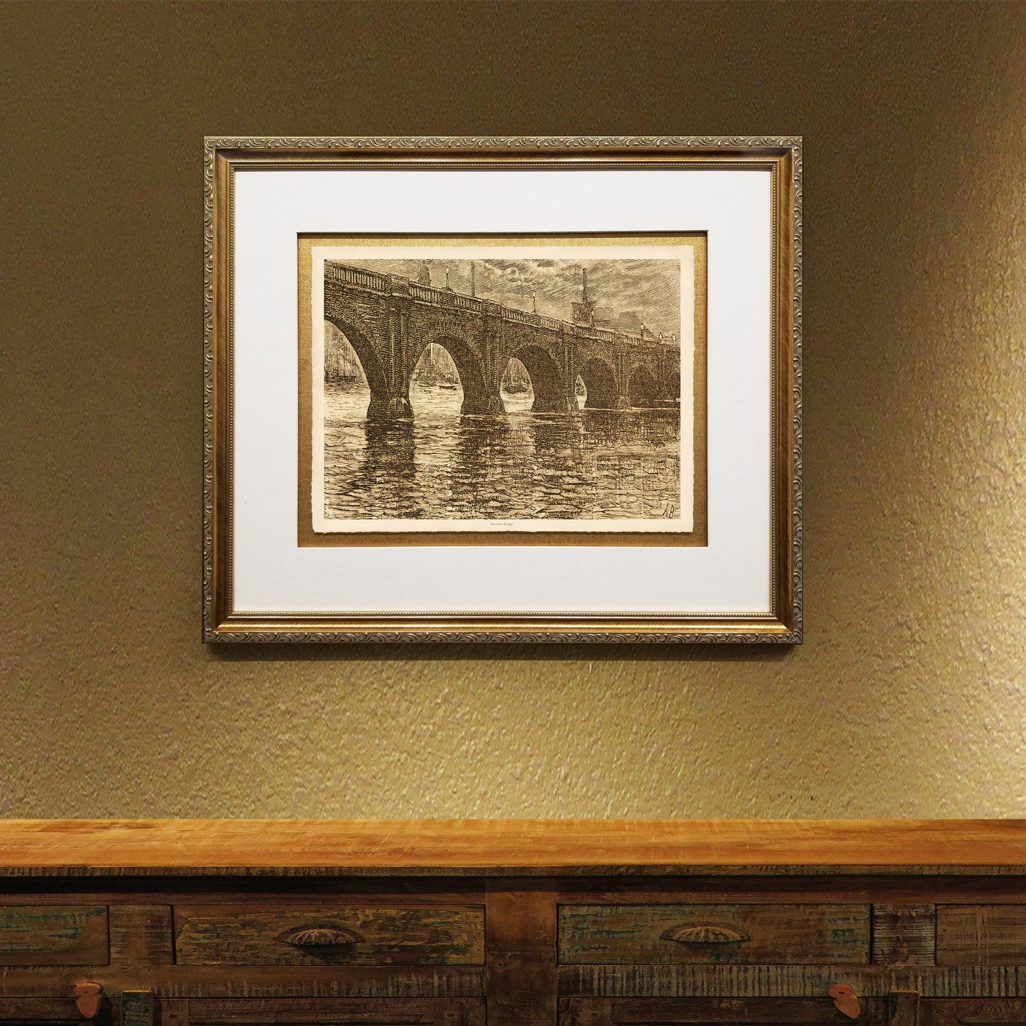 Waterloo Bridge Framed Fine Art Prints Gifts Antique Europe Wall Art