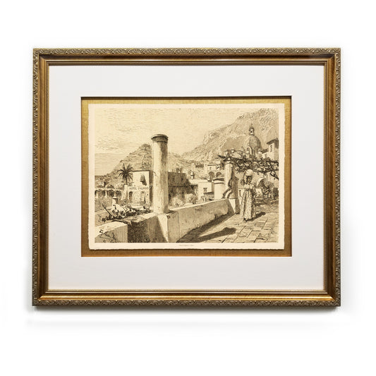 Hotel Pagano, Capri Framed Fine Art Prints Gifts Antique Europe Wall Art