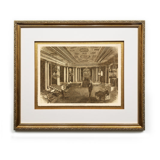 Marble Hall, Buckingham Palace, London Framed Fine Art Prints Gifts Antique Europe Wall Art