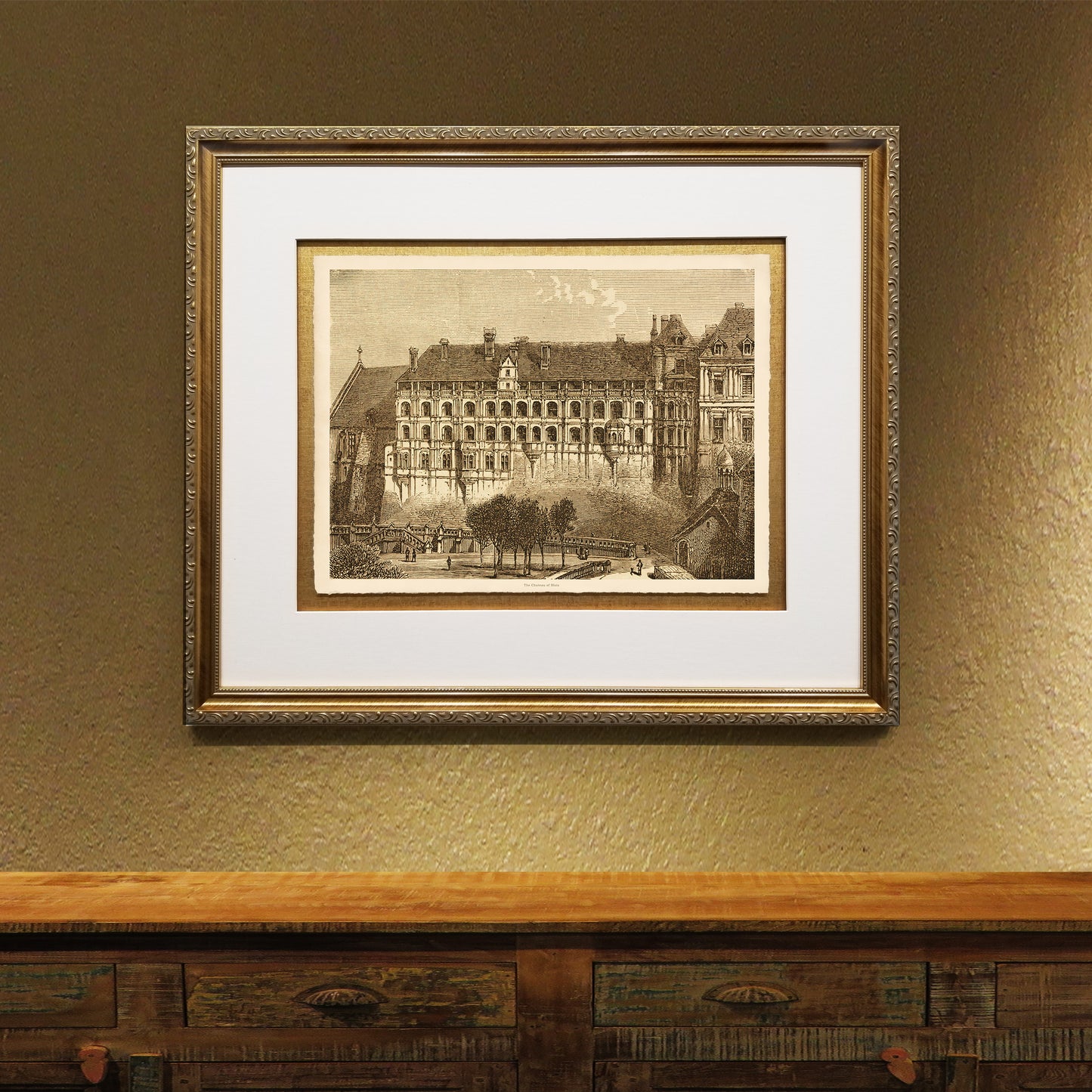 The Chateau of Blois Framed Fine Art Prints Gifts Antique Europe Wall Art