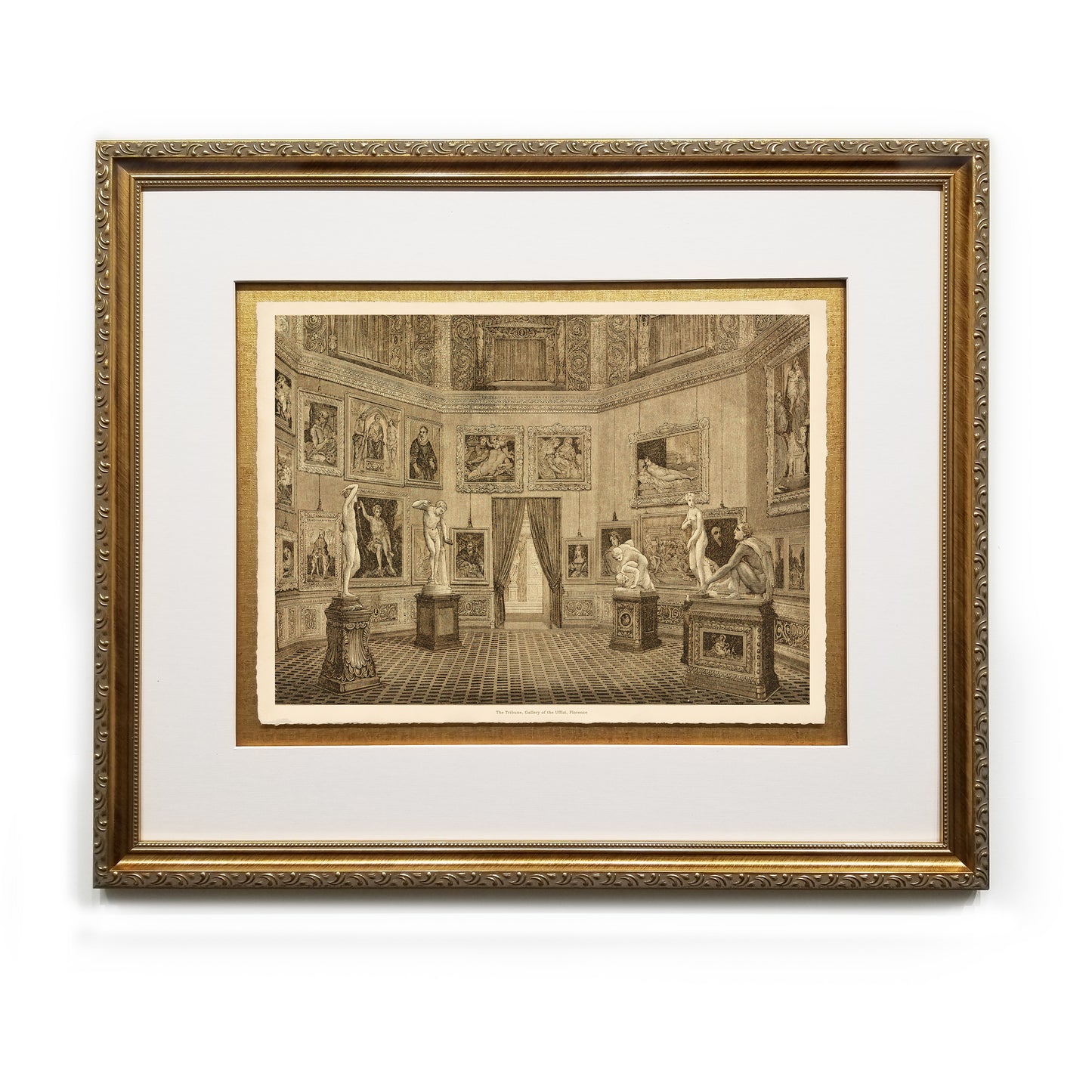 The Tribune, Gallery of the Uffizi, Florence Framed Fine Art Prints Gifts Antique Europe Wall Art