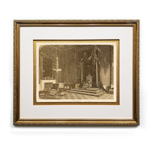 Throne Room, Buckingham Palace Framed Fine Art Prints Gifts Antique Europe Wall Art