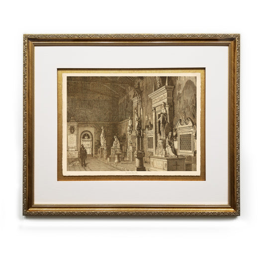 The Campo Santo, Pisa Framed Fine Art Prints Gifts Antique Europe Wall Art